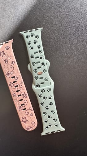 Customer photo review of Apple Watch Silikonband 'Dianne'