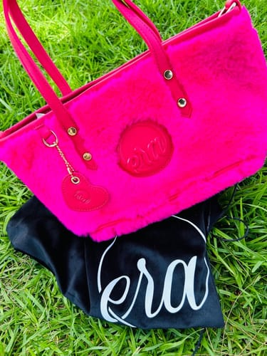 Customer photo review of Pink Mini Tote (Furry-tale Edition)