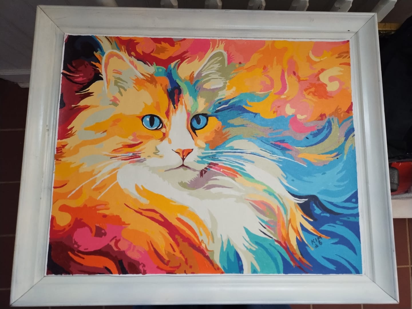 Customer photo review of Cat Rainbow
