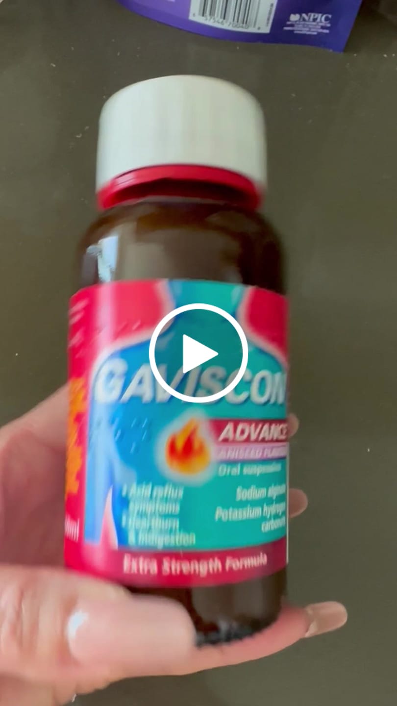 Customer video review of Gaviscon Advance Aniseed Flavour Oral Suspension,150ml