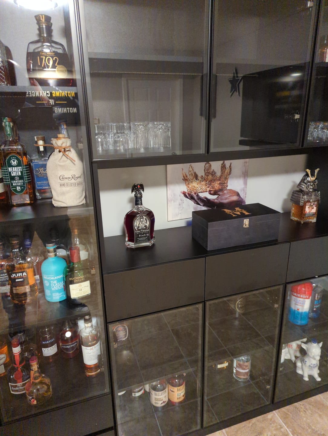 Customer photo review of Von Payne Black Blended Whiskey
