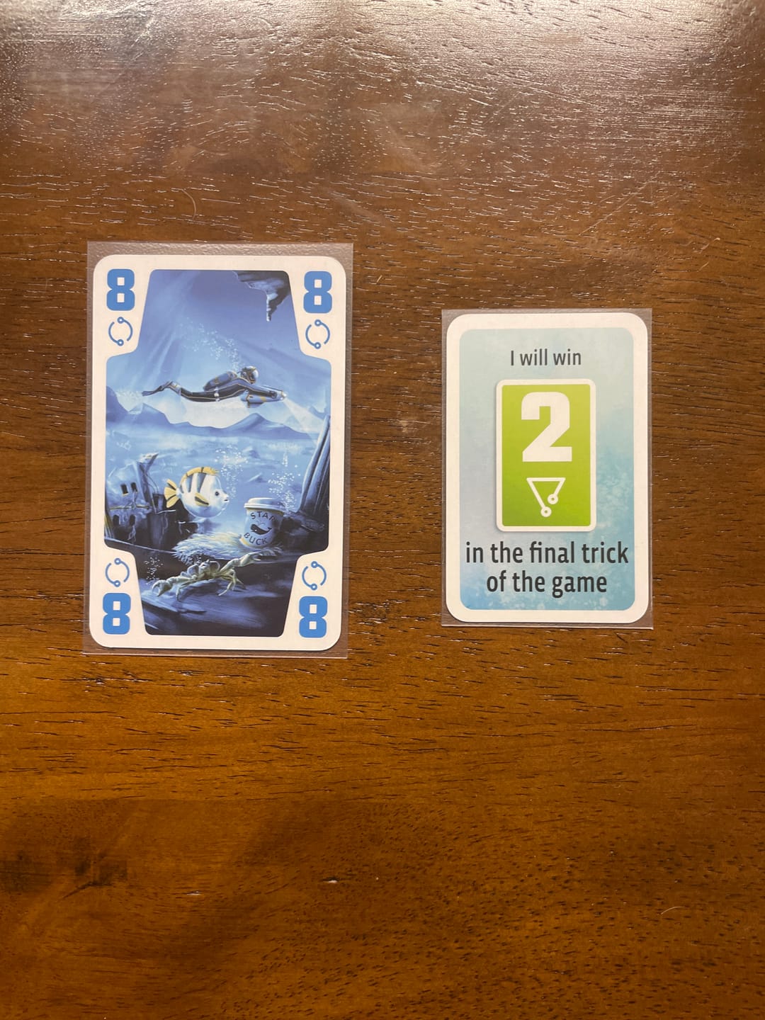 Customer photo review of The Crew: Mission Deep Sea Card Sleeve Kit