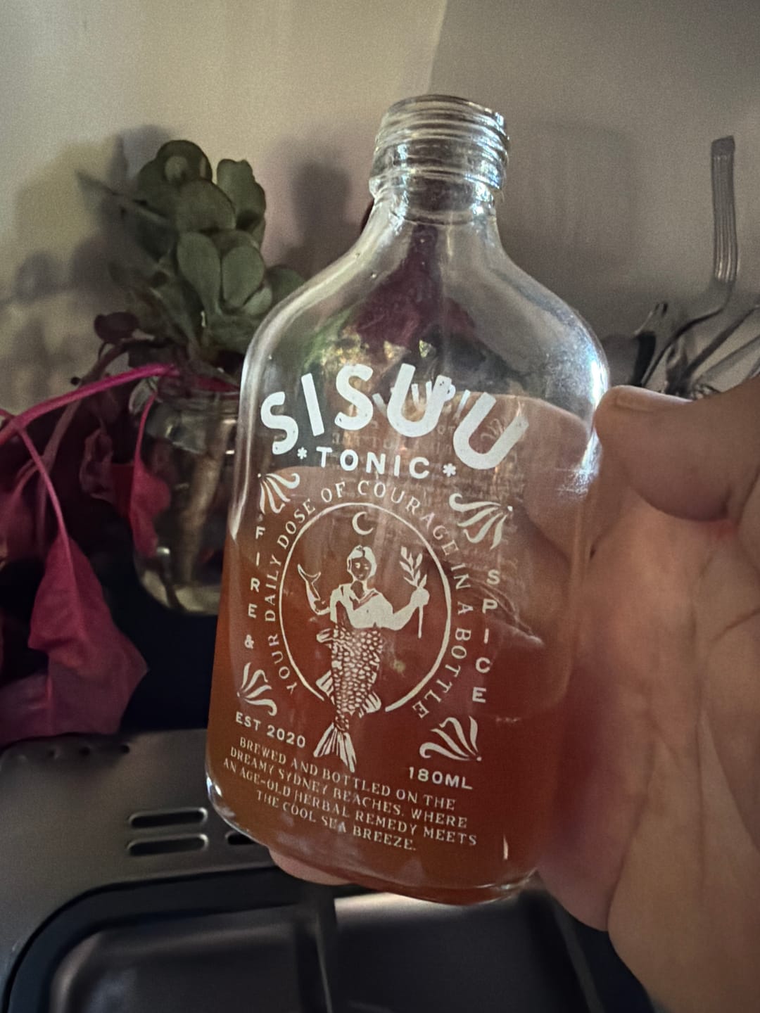 Customer photo review of Fire & Spice Tonic Refill Satchel