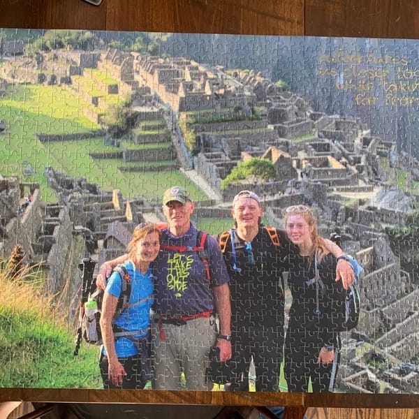Customer photo review of Custom Memory Photo Puzzle