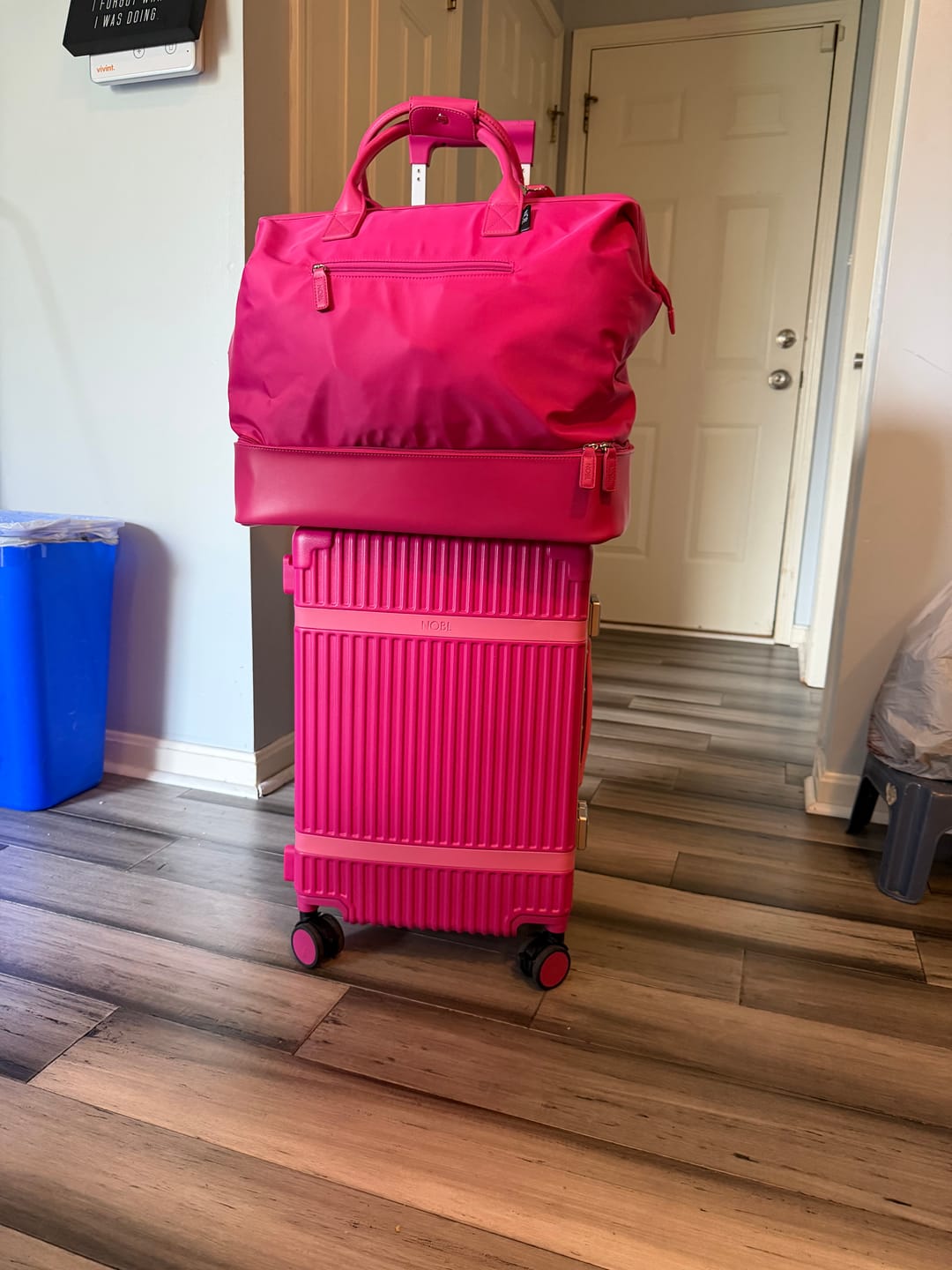Customer photo review of Belmont Leather Carry-On