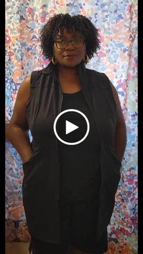 Customer video review of Carefree Long Vest