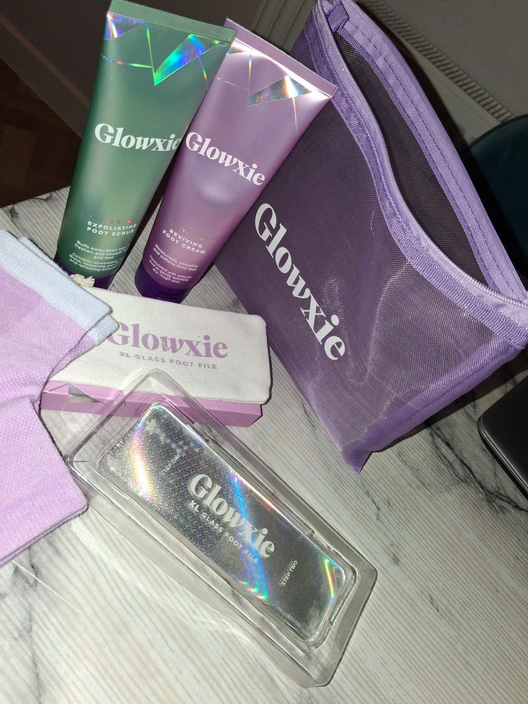 Customer photo review of Glowxie Complete Pedicure Set