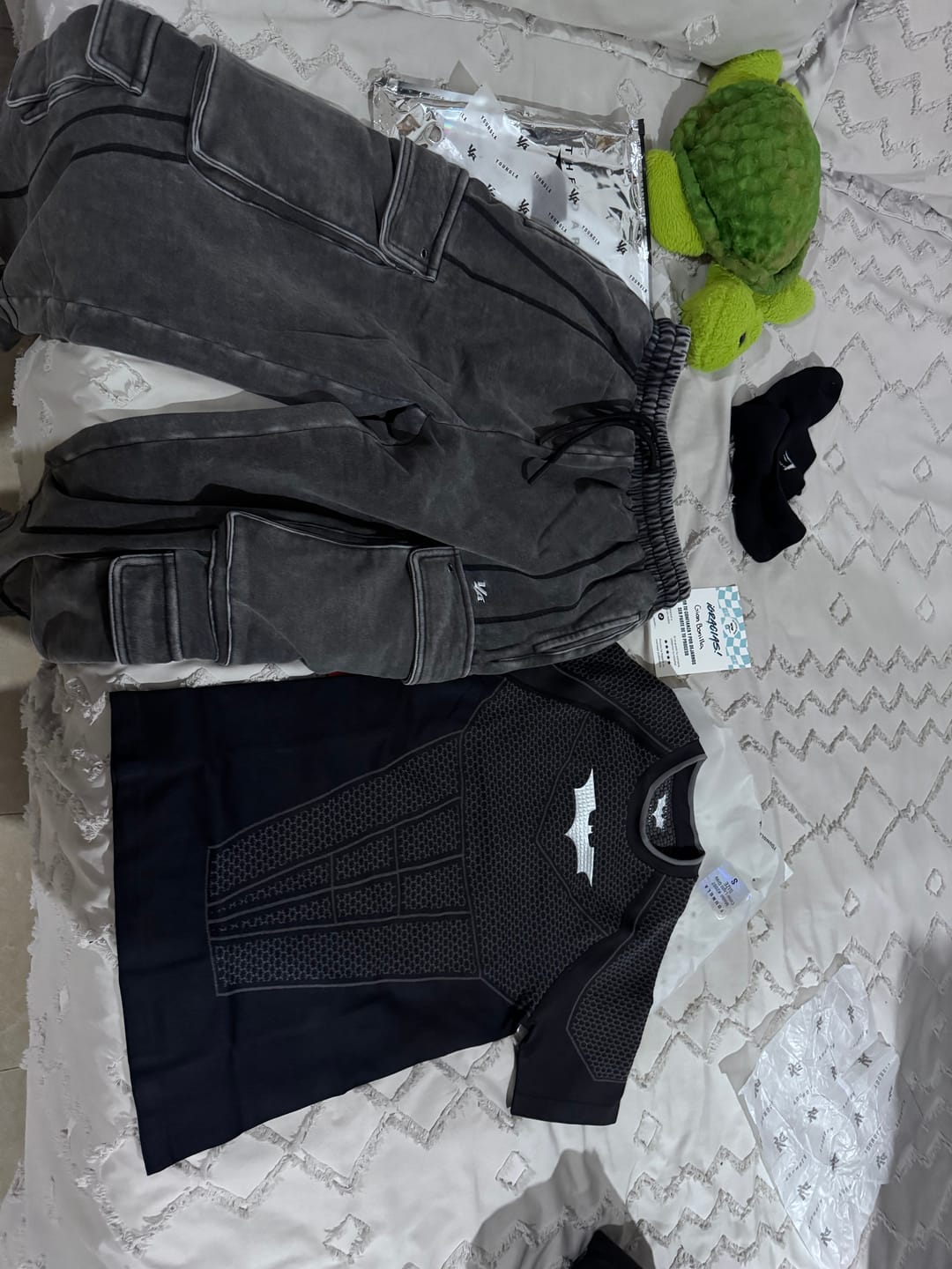 Customer photo review of BATMAN COMPRESSION TEES #4259