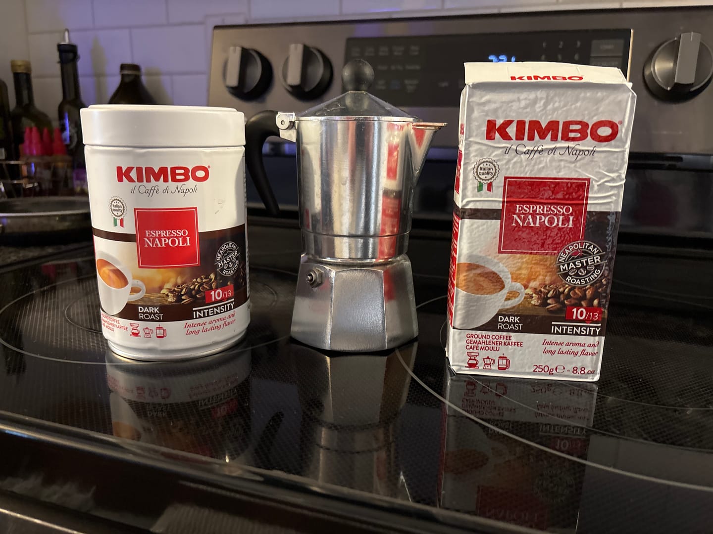 Customer photo review of Espresso Napoli - Ground Coffee 8.8oz Can