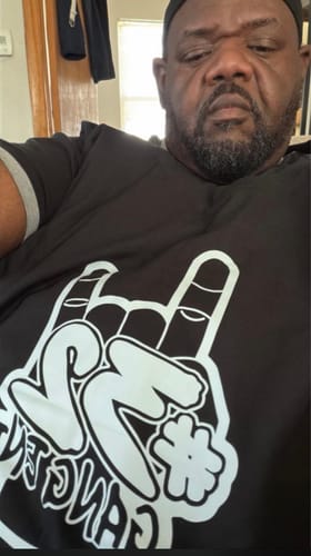 Customer photo review of 32 GANG BUDGET TEE