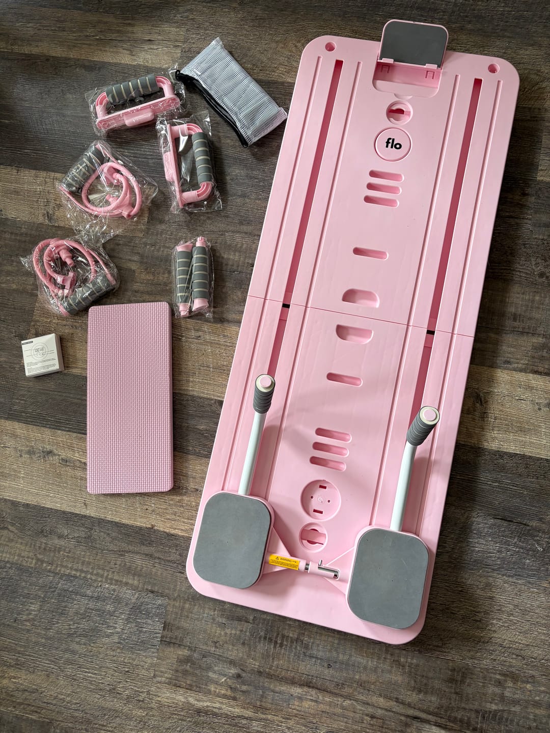 Customer photo review of Flo Portable Pilates Reformer