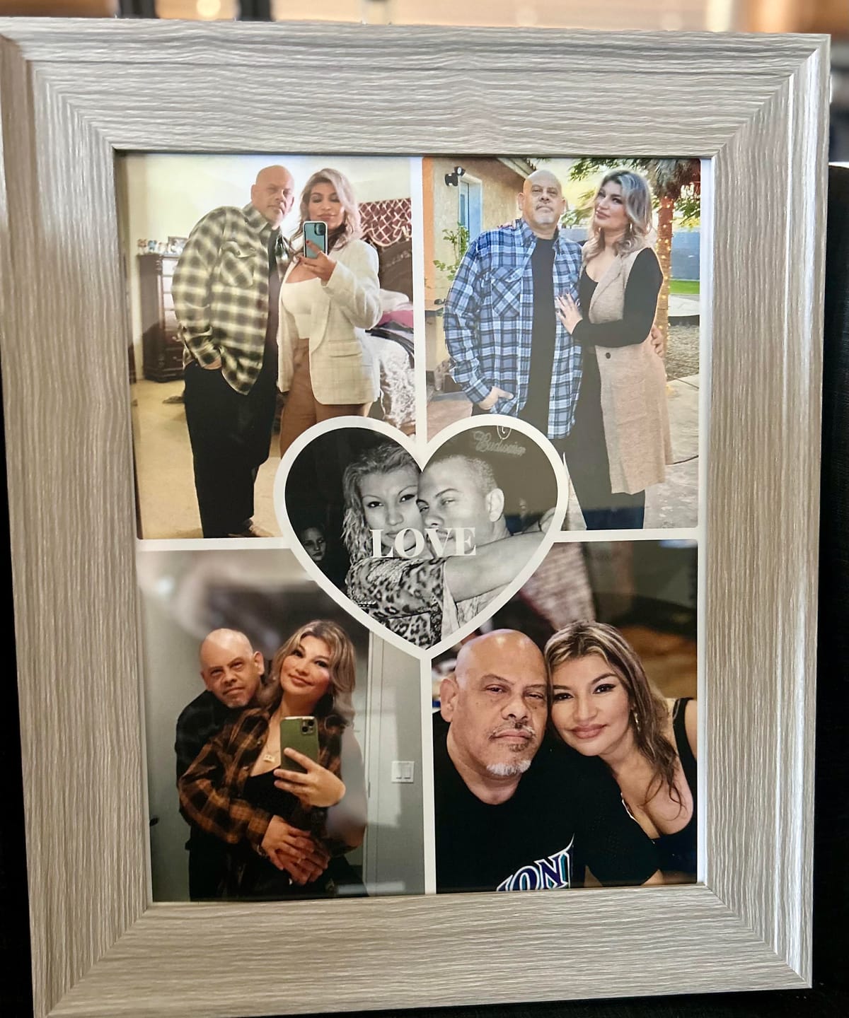 Customer photo review of Love Collage - Personalized Poster