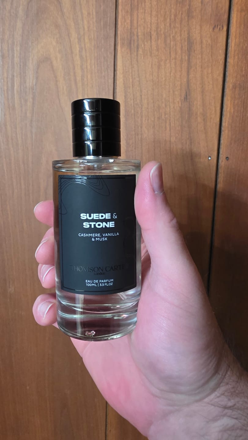 Customer photo review of Suede & Stone | Eau de Parfum