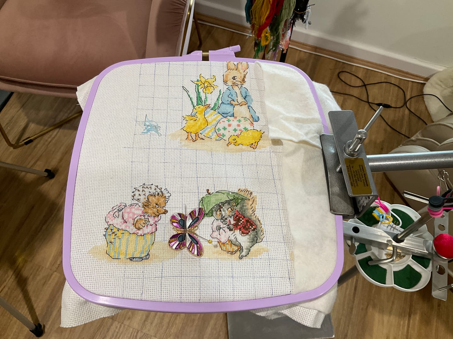 Customer photo review of Nurge Rectangular Plastic Hoops for Cross Stitch