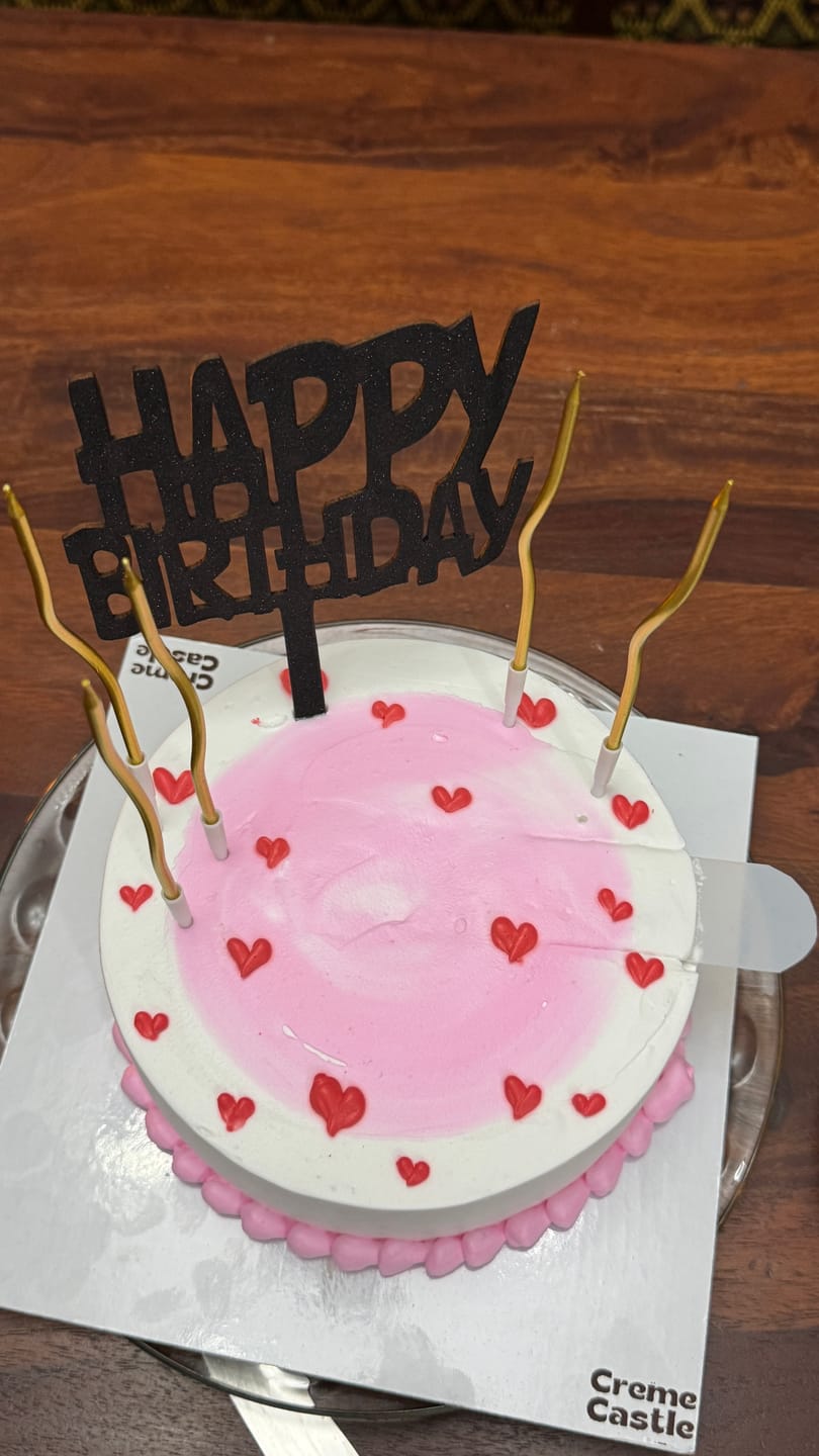 Customer photo review of Mother's Day Special Mom Secret Message Cake