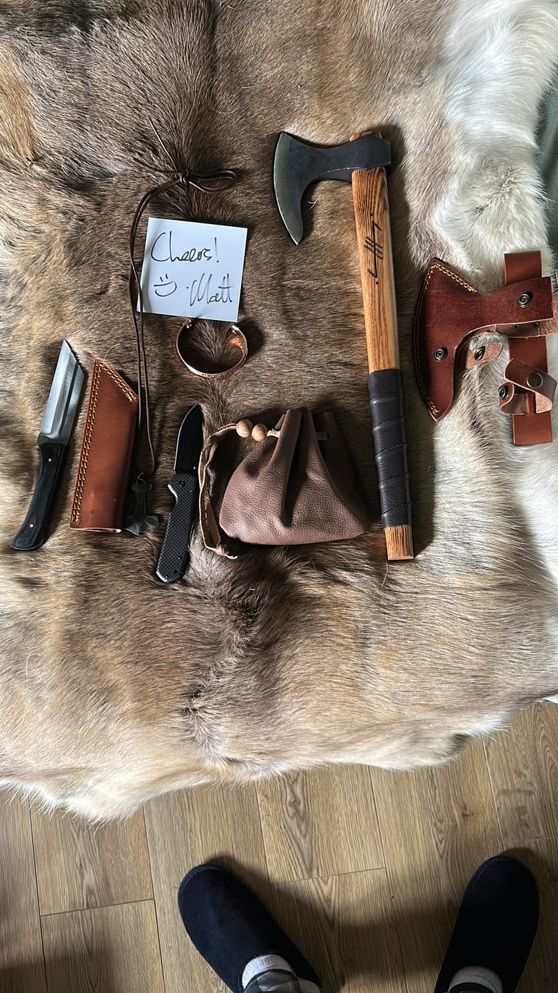 Customer photo review of Mystery Viking Box