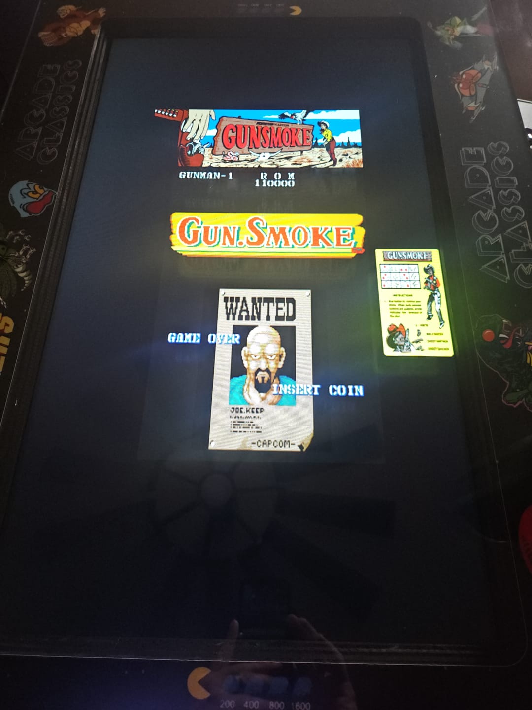 Customer photo review of Cocktail Arcade Machine 4600 Games 32 inch screen Tilt Up Black Multi Cade