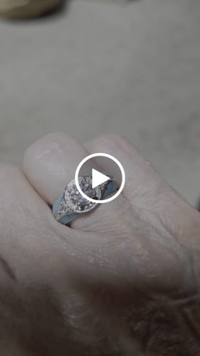 Customer video review of Brave Belt Ring - Moissanite