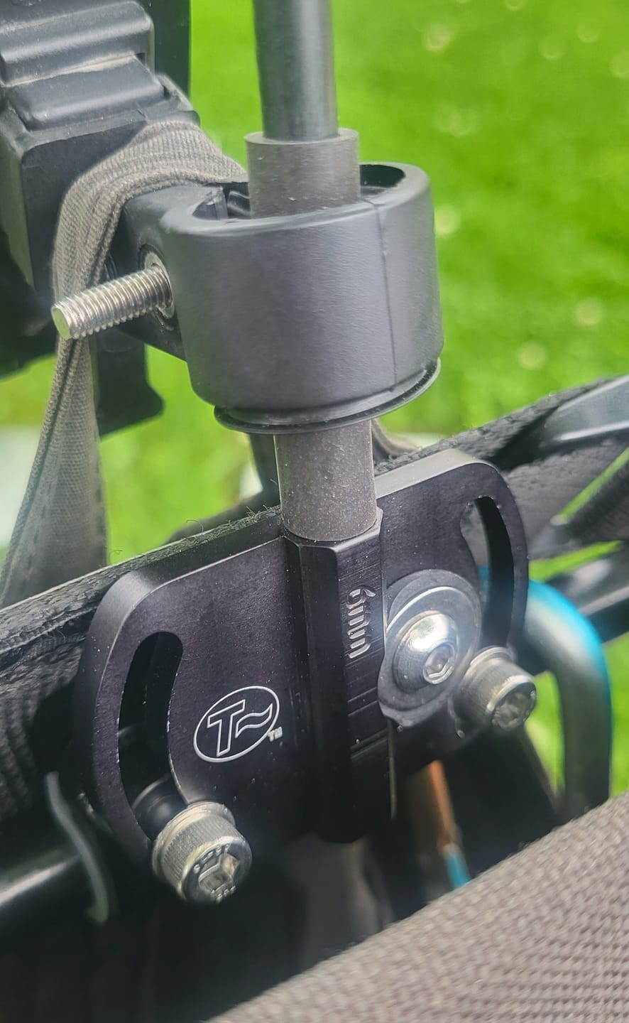 Customer photo review of T-Cycle Flag Mount