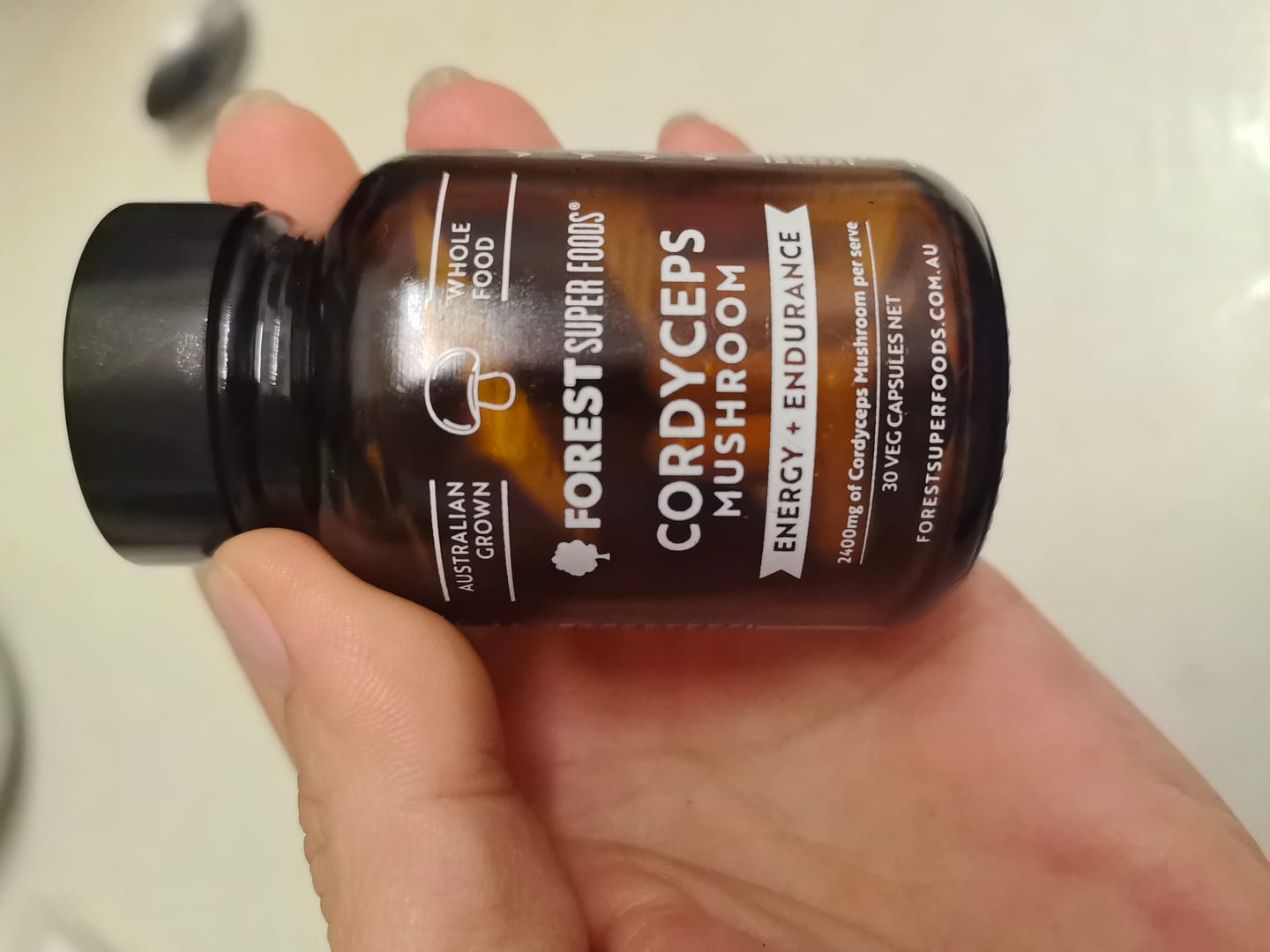 Customer photo review of Mini Australian Grown Cordyceps Mushroom