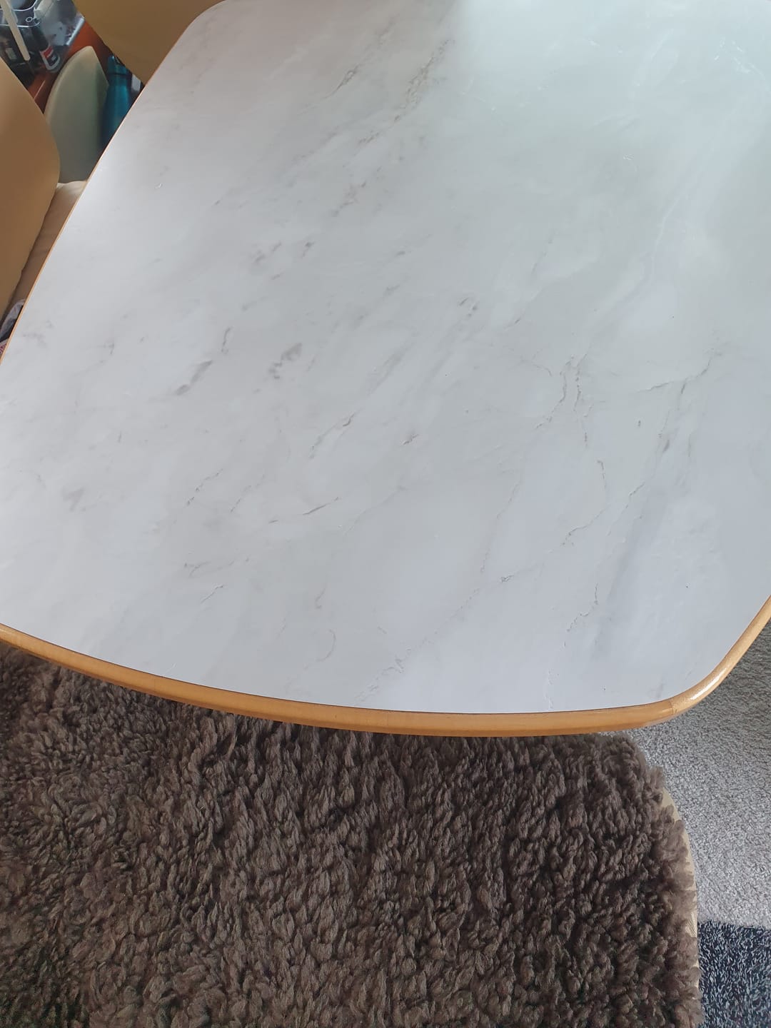 Customer photo review of Marmor romeo hvit matt kontaktplast