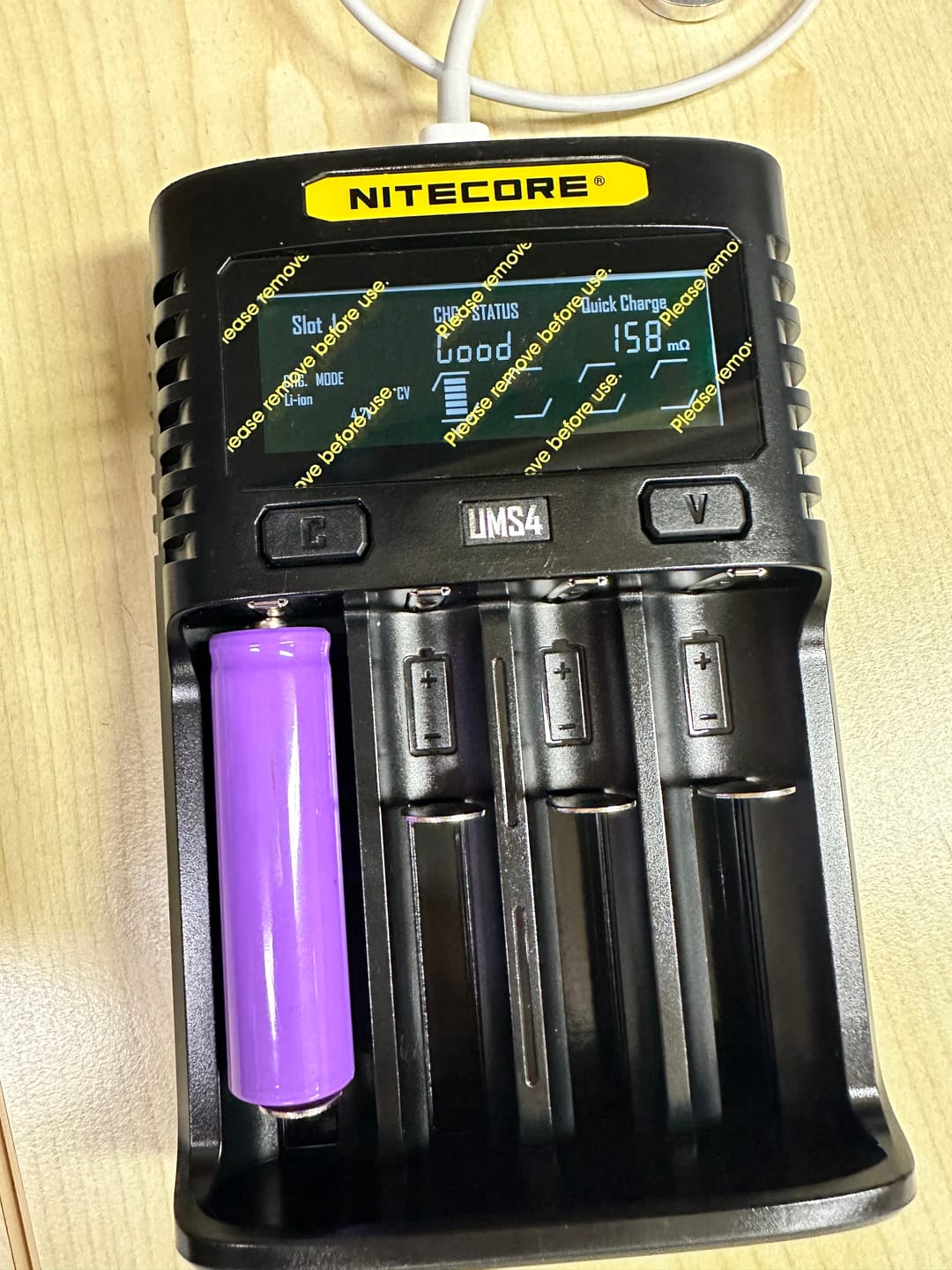 Customer photo review of UMS4 Charger - 3A