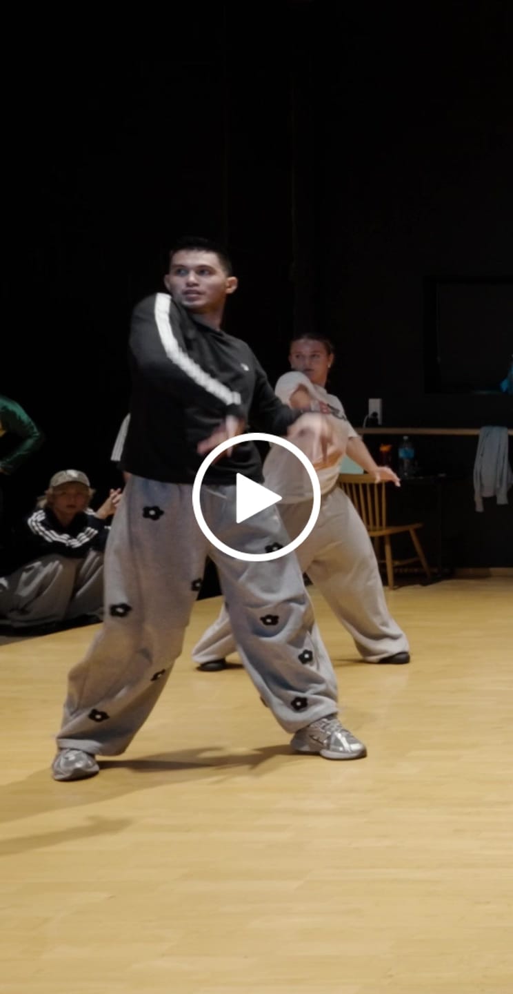 Customer video review of Aelfric Eden Floral Embroidery Baggy Barrel Sweatpants
