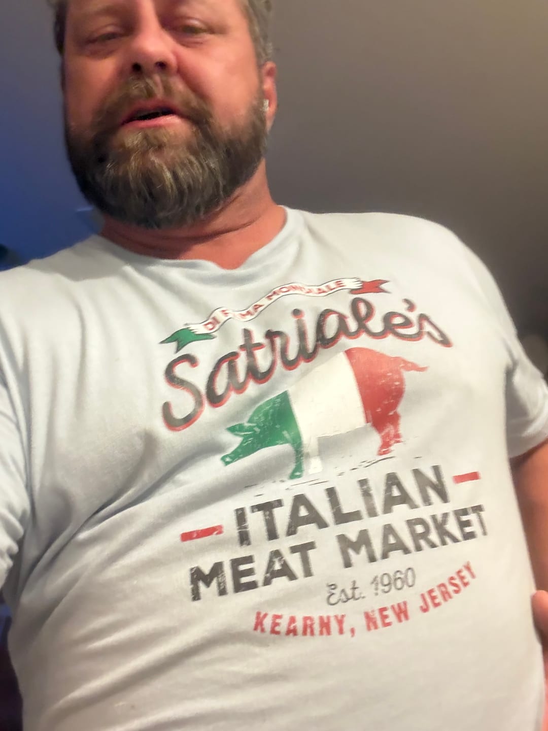 Customer photo review of Di Fama Mondiale Satriale's Men's/Unisex Super Soft Tee