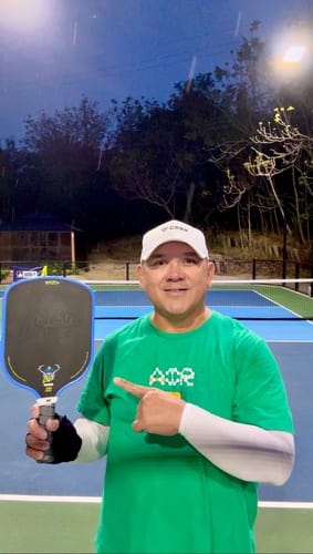 Customer photo review of (PRE-ORDER SHIPPING BETWEEN 3/25 and 4/1) The Loco 16mm Pickleball Paddle (Ambassador)