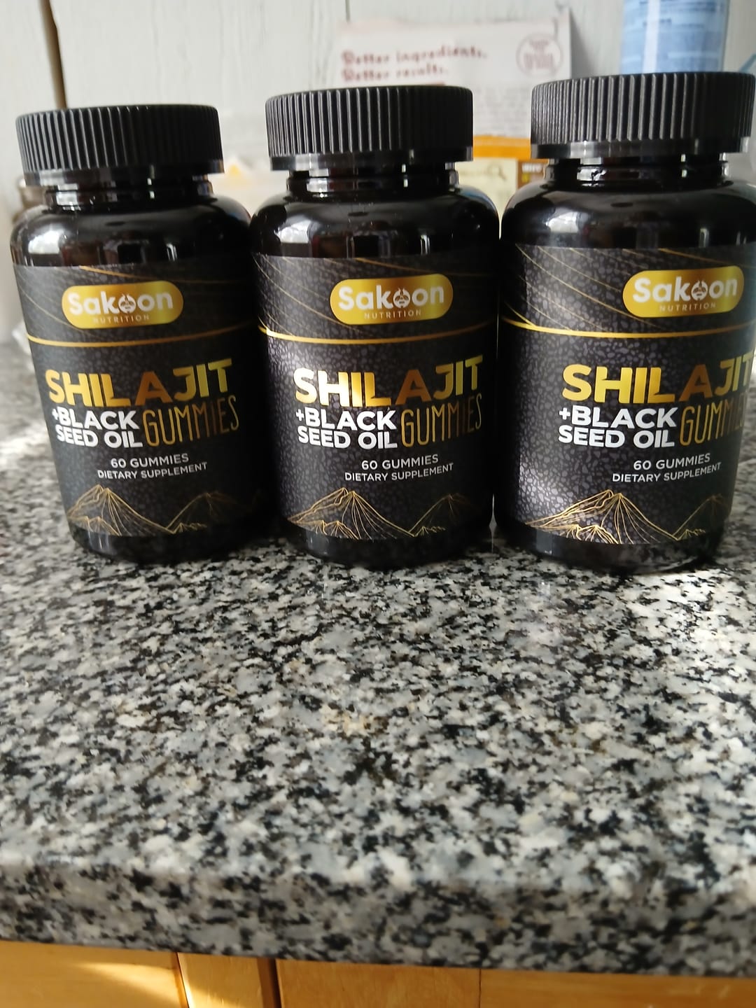Customer photo review of Himalayan Shilajit Gummies with Black Seed Oil