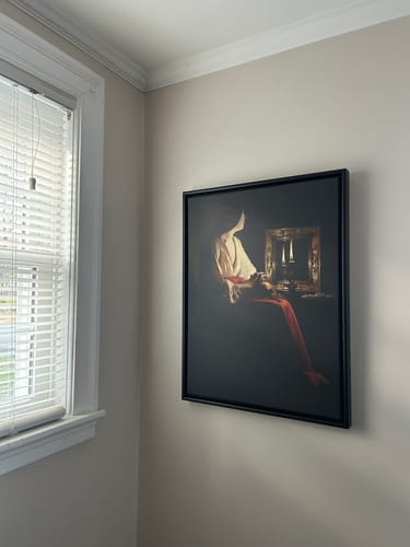 Customer photo review of The Penitent Magdalen | Georges de La Tour | 1640