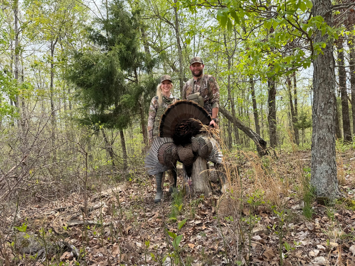 Customer photo review of Only Fans, Turkey Hunting, Leather Patch Hat