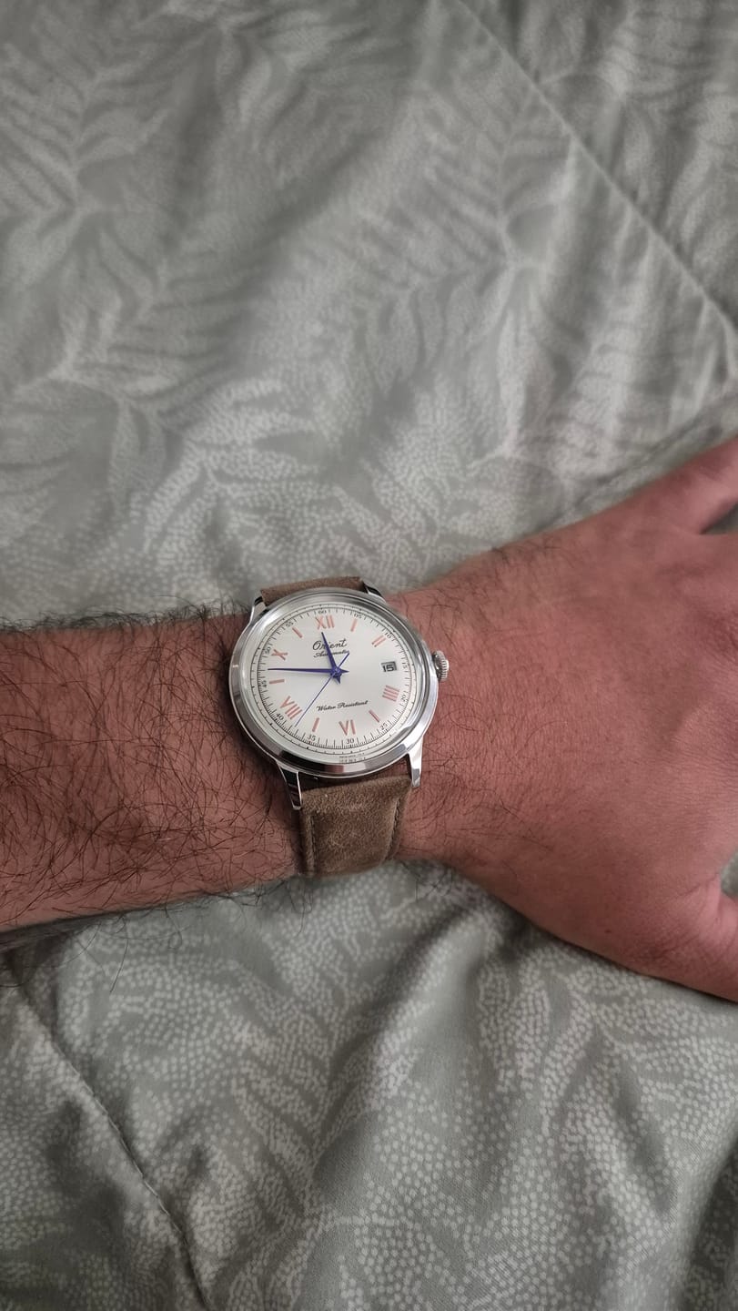 Customer photo review of Reloj Orient RA-AC0027S Bambino 40.5mm Automático [75th Edición Limitada]