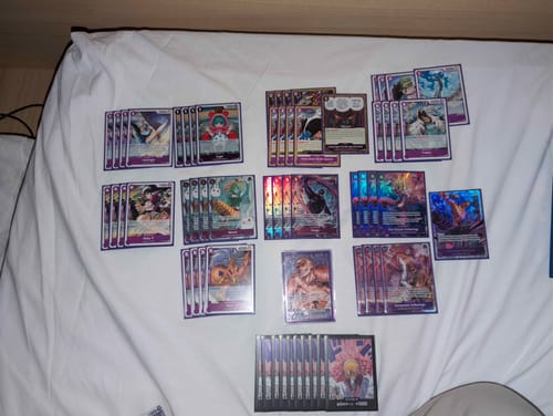 Customer photo review of ELITE SERIES - Soft Matte Void Purple Color Sleeves (100PCS)