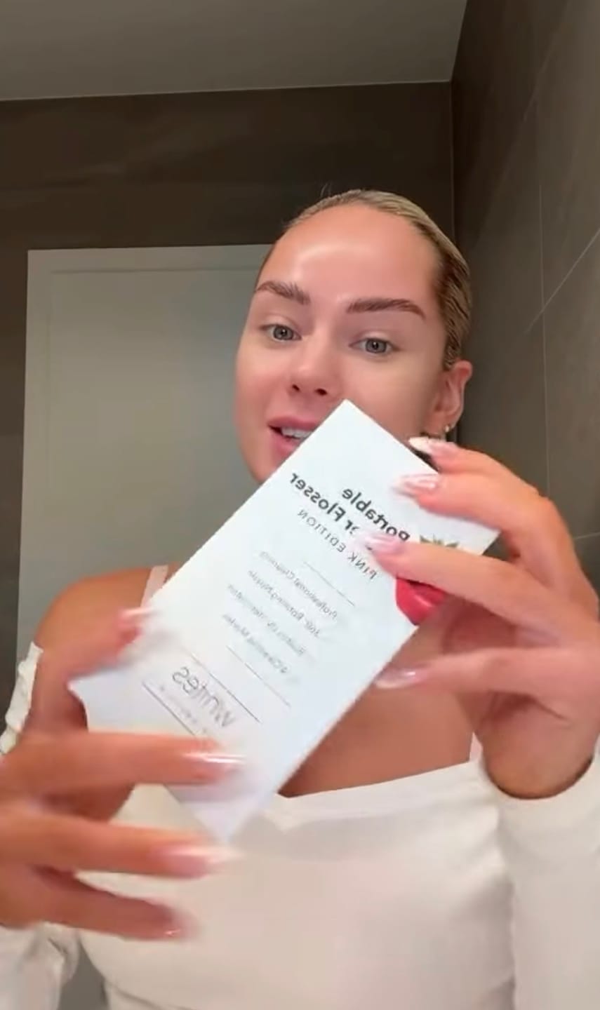 Customer photo review of Electric Water Flosser - WHITES