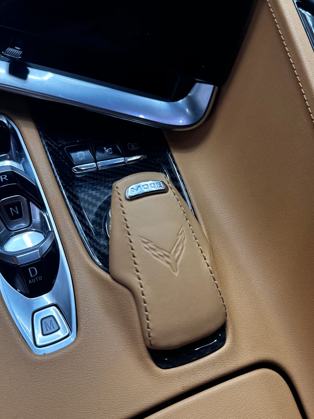 Customer photo review of C8 Corvette Real Carbon Fiber Mode Selector Trim Covers | Interior Overlay (2020–2025)