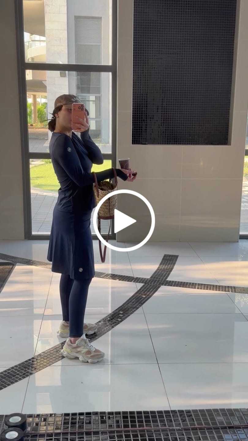 Customer video review of טייץ חצאית מתחת לברך MODEST SKIRTED LONG