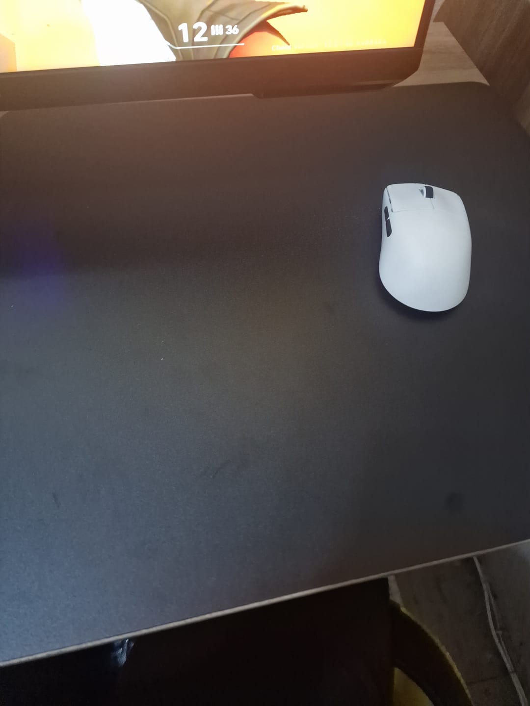 Customer photo review of Wraith Blade Y Hard Mousepad