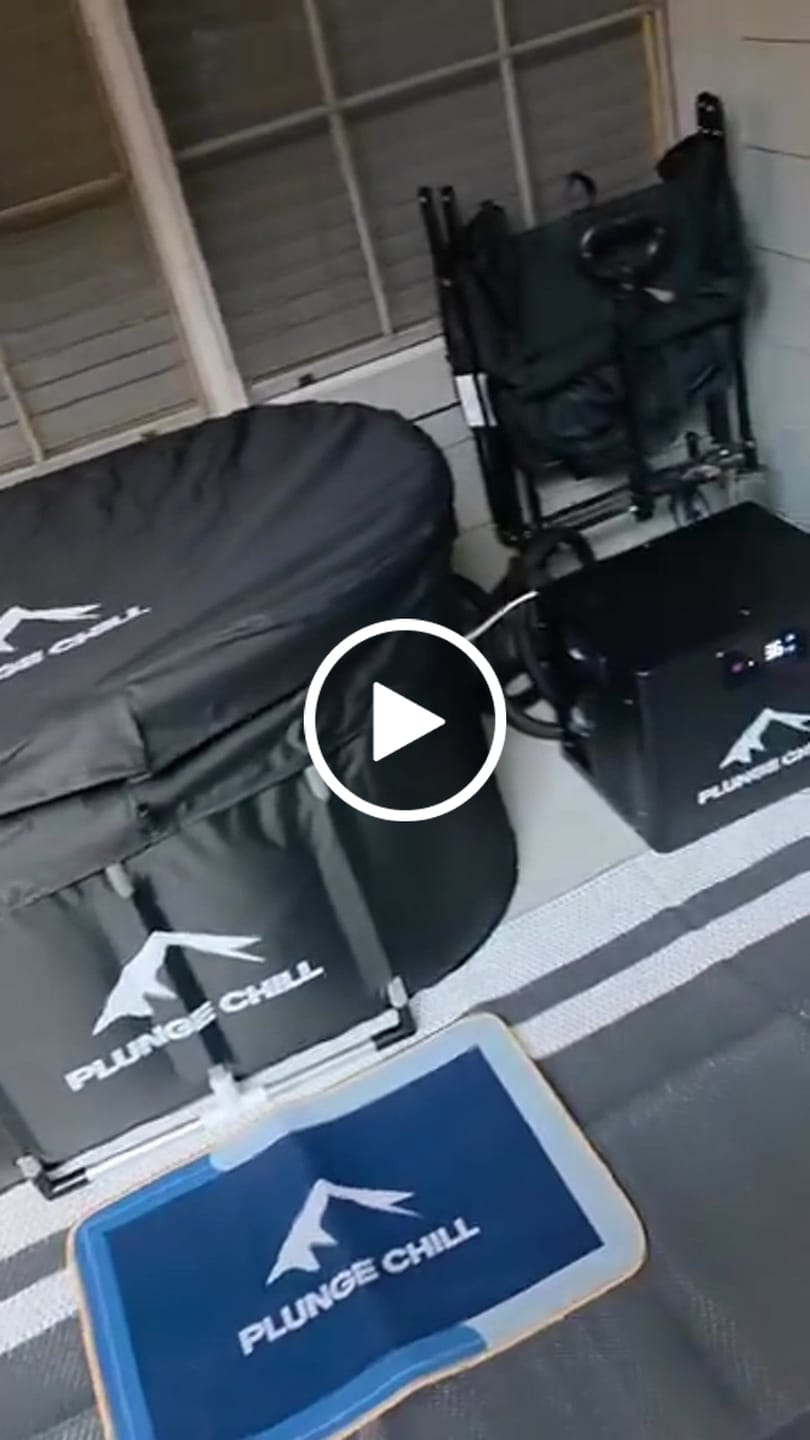 Customer video review of Cold Plunge Chiller + Tub (MAX)