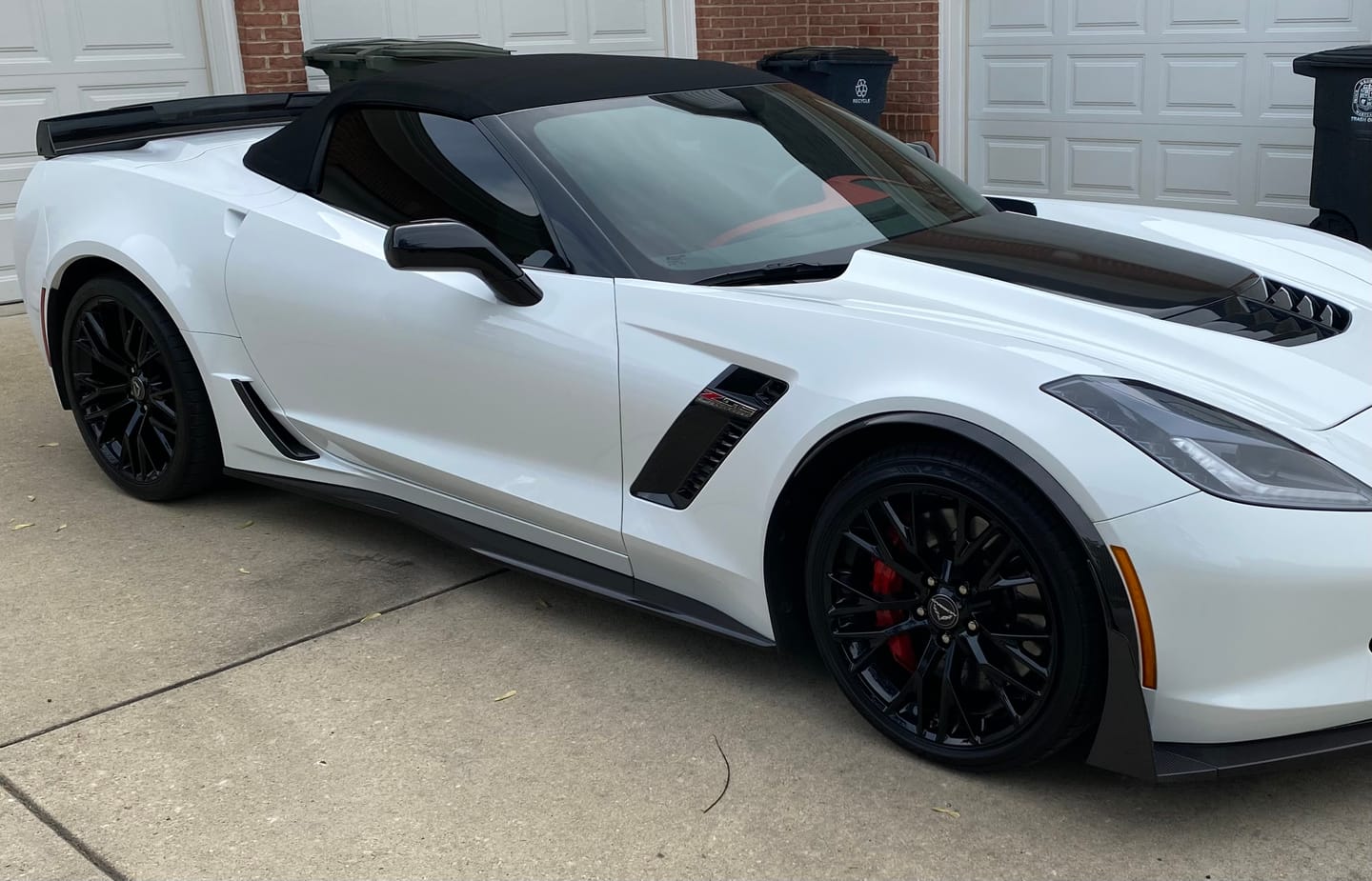 Customer photo review of Corvette C7 Wickerbill Rear Spoiler Extension (Dark Tinted)