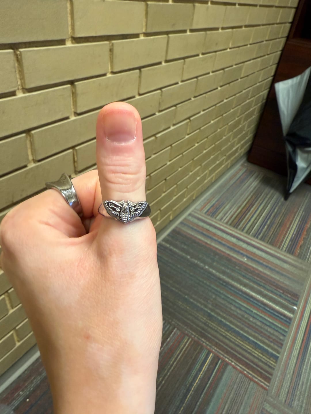 Customer photo review of MOTH RING