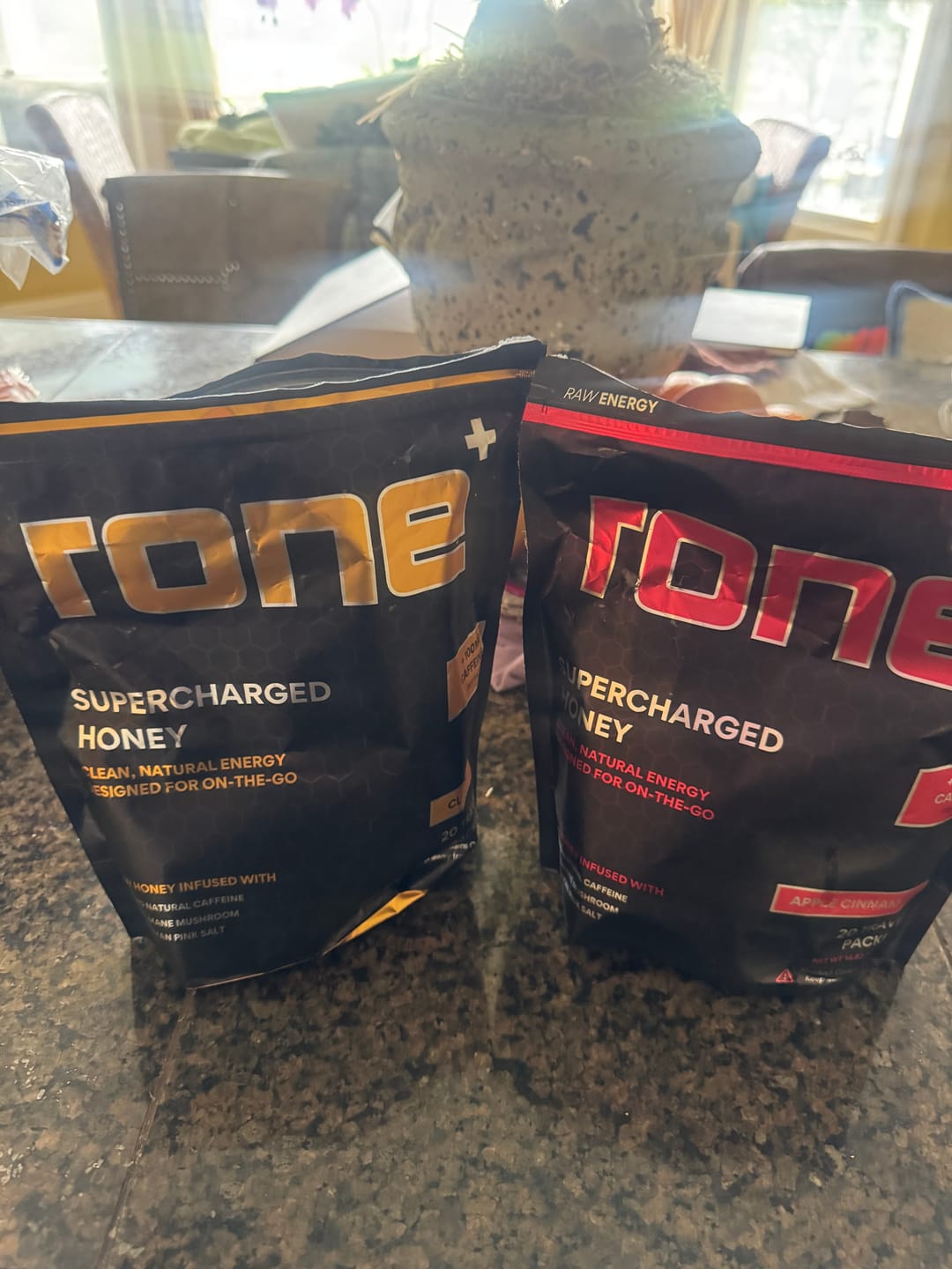 Customer photo review of 100mg Caffeine - Apple Cinnamon - SuperCharged Honey (20-Pack)