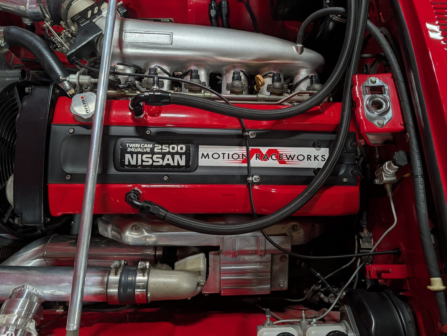 Customer photo review of Motion Raceworks 48" Throttle Cable w/ GM/Ford Pedal Attachment 18-141