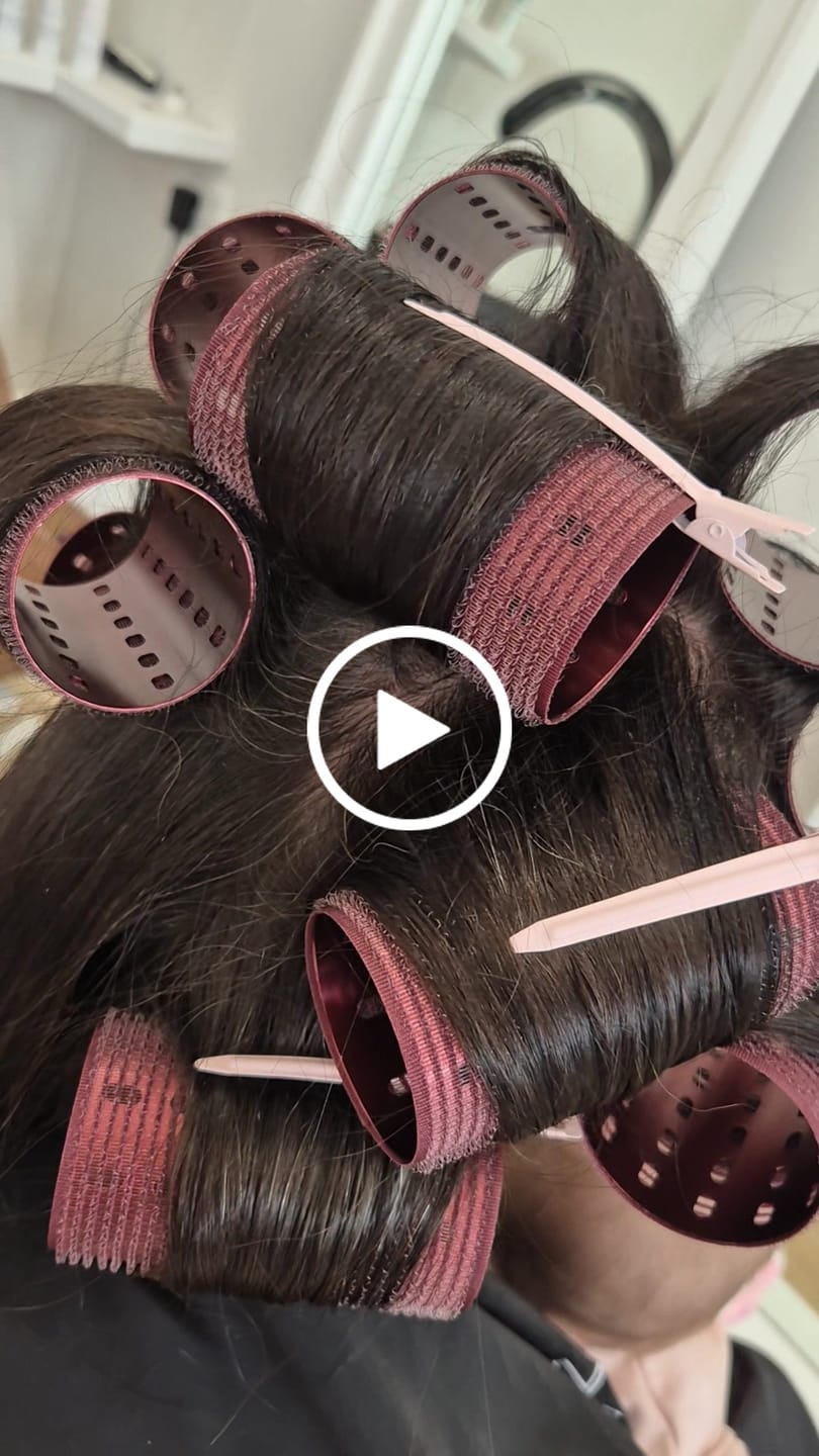 Customer video review of L/XL Thermal Hair Rollers - Burgundy (10 pack + Clips)