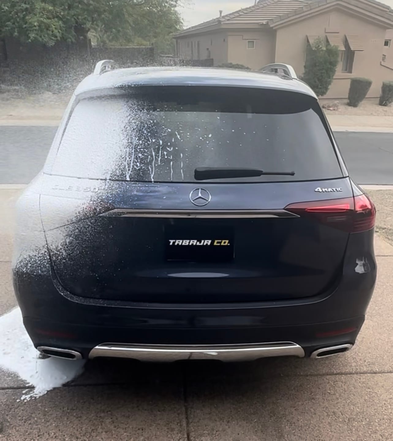 Customer photo review of Create Your Own Custom Magnetic License Plate Cover