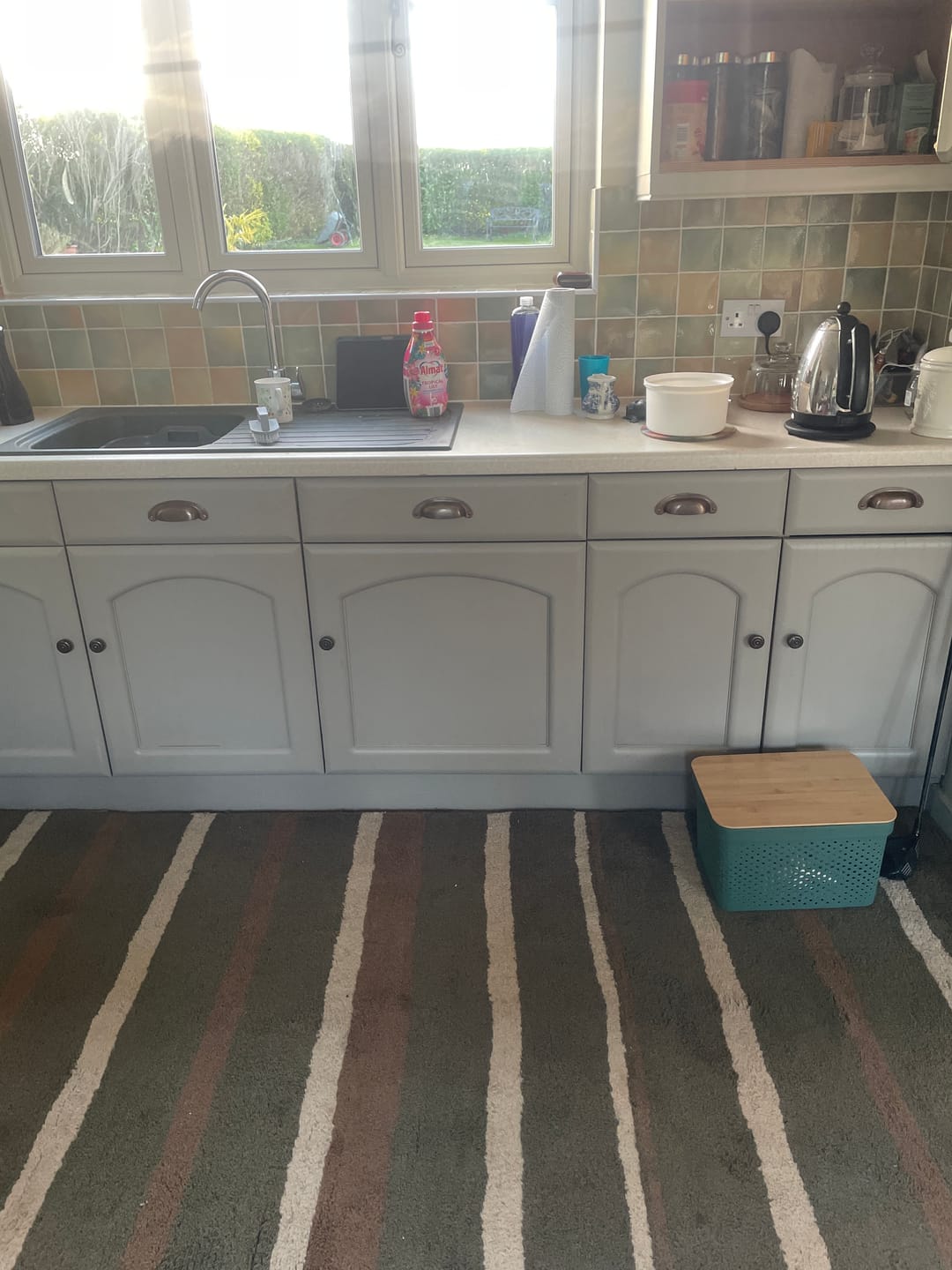 Customer photo review of Classic Aged Bronze Cupboard Handles