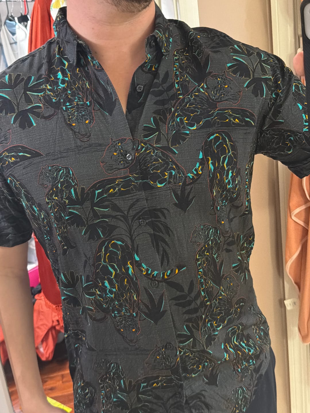 Customer photo review of Jag Noir – Bamboo Short Sleeve Shirt