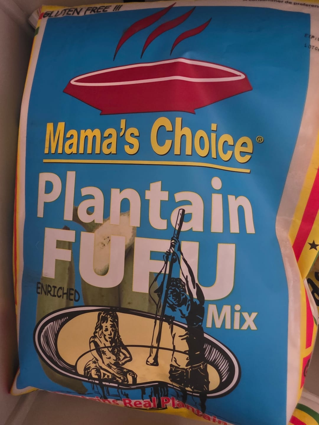 Customer photo review of Mama Choice Plantain Fufu 10lb