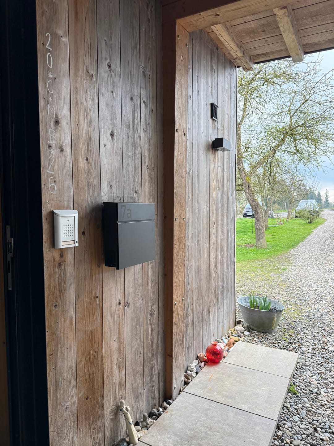 Customer photo review of Briefkasten Letterman 6 inkl. LED-Licht und GRATIS Gravur