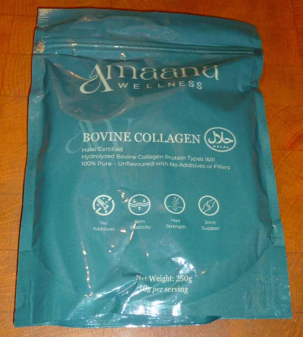 Customer photo review of Halal Bovine Collagen Powder Pouch